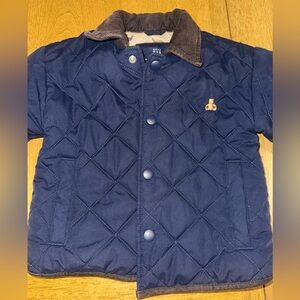 Toddler boy quilted jacket